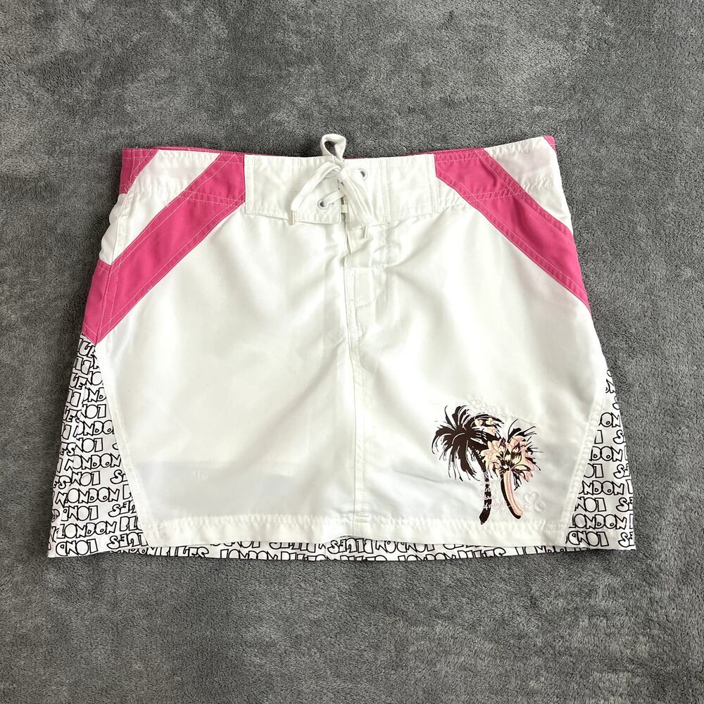 Vintage Y2K London Blues Mini Skirt Skort Womens 9 2000s Beach Girl‎